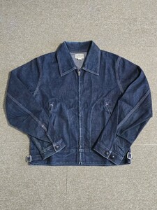 アットラスト デニム スポーツジャケット38 ブッチャープロダクツ ATLAST TIMEWORN BUTCHER PRODUCTSサイズ 38 ライダースジャケット