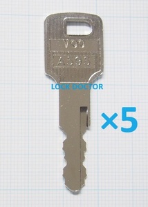 IDEC V00番　社外合鍵　5本セット　コピーキー　鍵　アイデック　セレクタスイッチキー　カギ　ロボットゲート