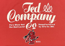 TEDMAN　半袖Tシャツ　RED　44サイズ　ちょっと難あり　TDSS-535_画像3