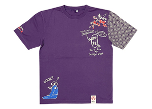 粋狂　【貴重　試作品】　非売品カラー　半袖Tシャツ　PURPLE　Mサイズ　ちょっと難あり　SYT-199