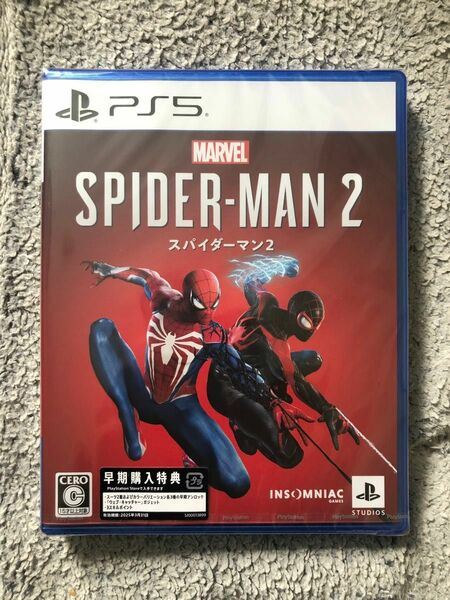  新品未開封 PS5 Marvels Spider-Man 2 通常版