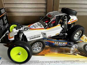 タミヤ 電動RC 1/10RC BBX 完成品！フタバ4ＰＭ PLUS 受信機２個！オプション品 バッテリー２本 未使用タイヤホイール付き 動作確認のみ！