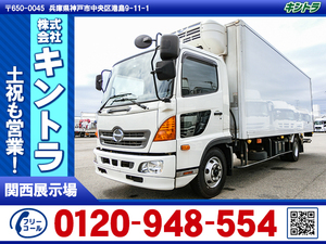 H28　Hino　レンジャー　東プレ製冷蔵冷凍vehicle　Shinmeiwa製格納powergate　－30度設定　ラッシング　longボディ　Wideボディ #K2745