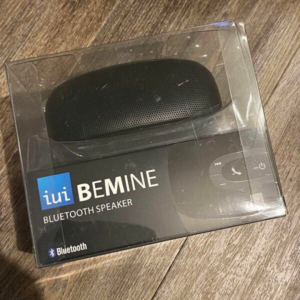 新品★Bluetoothウーファー搭載ポータブルスピーカー BeMine ブラック ワイヤレスイヤホン