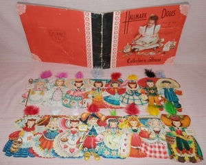  Vintage Raver doll * greeting card HALLMARK DOLLS from the land of make believe16 sheets Complete + extra card 8 sheets attaching 24 sheets 