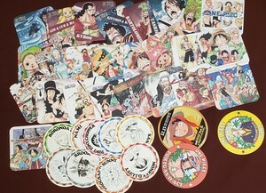 中古 ONE PIECE ワンピース コースター セット 特典 大量 ナツコミ アート ロー サンジ エース ルフィ ナンジャタウン 