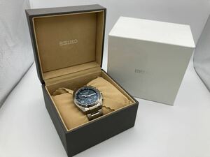 ③SEIKO セイコー ASTRON アストロン LIMITED EDITION 140周年記念モデル 限定品 青文字盤8B63-0BA0 ソーラー メンズ 箱 ケース コマ 稼働