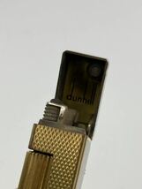 ④dunhill ダンヒル US.RE24163 PATENTED ゴールド ブラック ガスライター 着火未確認 現状品 喫煙グッズ 喫煙具　ライター_画像5