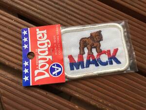 Voyager[70's Mack Truck badge ] Vintage Mac truck bru dog 
