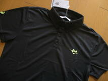 送料無料 ラッセルノ Russeluno Golf 半袖ポロシャツ RG-2020602 ブラック サイズ4(日本サイズM程度）_画像1