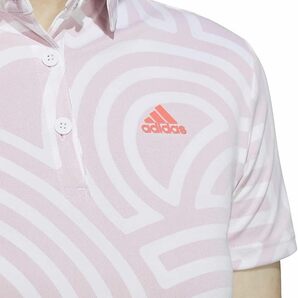 送料無料 [アディダス]adidas ゴルフウェア 半袖シャツ HTC ゴルフポロシャツ レディースMサイズ IWV61 ピンク