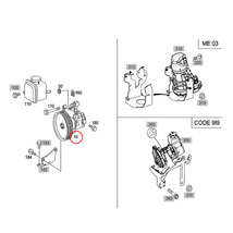 マイレ製 ベンツ X164 GL550 パワステポンプ/パワーステアリングポンプ 0054662201_画像2