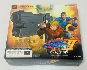 希少 PS2 タイムクライシス2+ガンコン2 新品 未使用 未開封品 TIME CRISIS GANCON 1円スタート