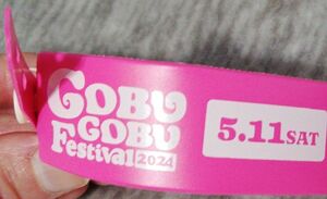 ごぶごぶフェス　リストバンド　浜ちゃんの誕生日