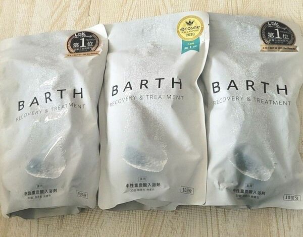 薬用BARTH 中性重炭酸入浴剤 30錠×3