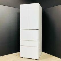 東芝 6ドア冷蔵庫 GR-R460FH(EW) 2019年製 462L 冷蔵容量：340L 冷凍容量：122L 大容量 ファミリー向け 大型/C035-E_画像1