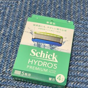 シック ハイドロ5 プレミアム 敏感肌用 5枚刃 替刃 4個入