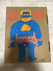 デハラユキノリ ONI 青鬼ソフビ giant robot sofvi ＆boxes 展　箱手書きスペシャルver. toytoytoy