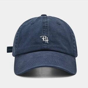 RH ロゴ　キャップ　帽子　男女兼用　ユニセックス　新品　ネイビー