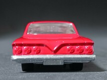 ◆ホットウィール/Hot Wheels(約1/64)◆'61 シボレー インパラ(赤)◆ルース/傷少良品★夢屋HW067★_画像6