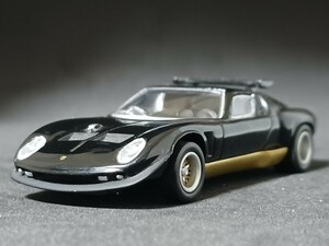 ◆京商/KYOSHO(1/64)◆ランボルギーニ イオタ SVR(黒)◆ルース/傷少良品★夢屋KY024★