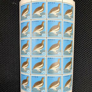 10円切手 シート切手 らいちょう 鳥 10円×20枚の画像1