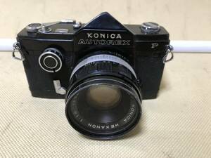 現状品 KONICA コニカ AUTOREX KONICA HEXANON 1:1.8 F=52mmブラック