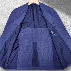【美品/Lサイズ】ONLY オンリー セットアップスーツ ウォッシャブル 洗濯可能 ネイビー テーラードジャケット 出張 旅行 ビジネス メンズの画像6
