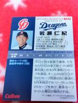 カルビー　2012 岩瀬仁紀　レギュラーカード　183　プロ野球チップスカード_画像2