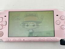 【ジャンク】中古SONY PSPプレイステーションポータブル PSP-3000 ブロッサムピンク 本体のみ 通電確認済み　初期化済み　現状渡し_画像4