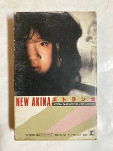 カセットテープ 歌詞シート フォトカード付 中森明菜 New Akina エトランゼ LKF-8080