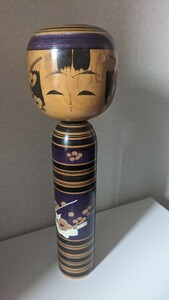 伝統こけし 紫 梅 秀月 工芸品 鳴子系 郷土玩具 民芸品