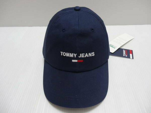 新品★トミージーンズ【 TOMMY JEANS】レディース★野球帽★キャップ★ネイビー★オーガニックコットン★特価品★送料込★T-39