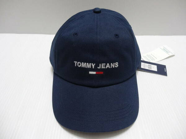 新品★トミージーンズ【 TOMMY JEANS】男女兼用★野球帽★キャップ★ネイビー★オーガニックコットン★AW0AW10188★特価品★送料込★T-65