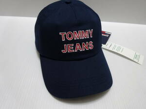 新品★トミージーンズ【 TOMMY JEANS】男女兼用★野球帽★キャップ★紺★オーガニックコットン★AW0AW10191★特価品★送料込★T-10