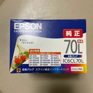 エプソン　純正インク　70L さくらんぼ　推奨期限切れ