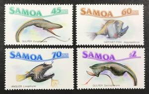 サモア 1987年発行 深海 魚 切手 未使用 NH