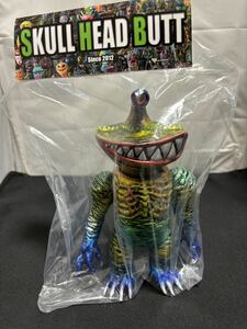 新品 スカルヘッドバット 新作ヘッド マイザーX マーミット ソフビSKULL HEAD mutant vinyl )IZUMONSTER hardcore 