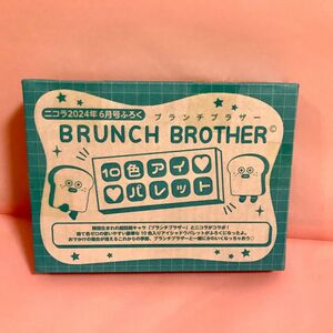 ニコラ　2024年6月号付録　BRUNCHBROTHER 10色アイパレット　 ブランチブラザー　nicola 6月号　食パン