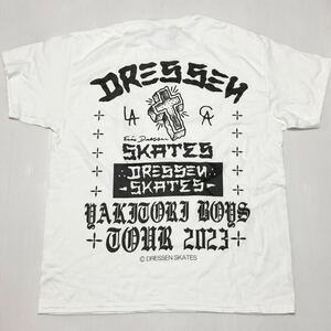 * ограниченное количество товар [DRESSEN SKATES] футболка White:L Tour T Eric doresenTee Los Angeles скейтборд skater skate 