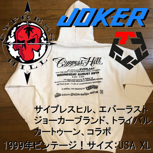 ◎1999年 KOKER ジョーカーｘサイプレスヒル コラボ 記念ライブ 激レア！#L　supermax　#ビンテージ #デッドストック ＃LA ＃ロサンゼルス 