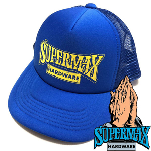 ◎SUPERMAX HARDWARE スーパーマックス ステッカー付 トラッカー ブルーCAP ロサンゼルス hardcore Streetbrandチカーノ Lowrider #6