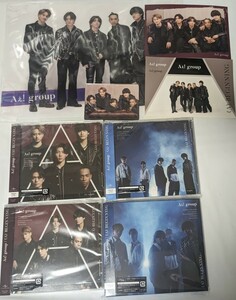 Aぇ! group CD「《A》BEGINNING」4形態セット　外付け特典付き　初回盤A 初回盤B 通常盤 ユニバーサルミュージックストア限定盤
