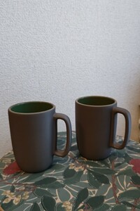 送料込【未使用値札付】ヒースセラミックスHEATH CERAMICS　マグカップ　2脚まとめて