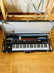 【美品】【完動品】Juno-6 Roland シンセサイザー ローランド キーボード 鍵盤 ビンテージ