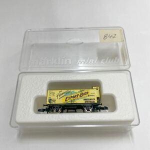 メルクリン Zゲージ 古典式有蓋車　EXPORT-BIER mini-club　メルクリンミニクラブ marklin Marklin 鉄道模型