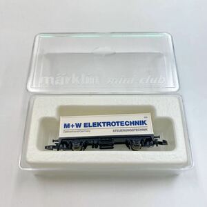 メルクリン Zゲージ mini-club　メルクリンミニクラブ marklin Marklin zゲージ　鉄道模型　M+W電気工学 貨車