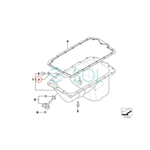 BMW E32 E38 F01 F02 E89 Z4 エンジン オイル ドレンプラグシール 730i 735i 735iL 740i 740iL 740Li 750i 750iL 23i 35i 35is 07119963151_画像3