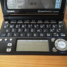 カシオ 電子辞書 EX-word ブラック　XD-SF6200 動作OK　タッチペン　音声　ブラック　送料５２０円_画像3