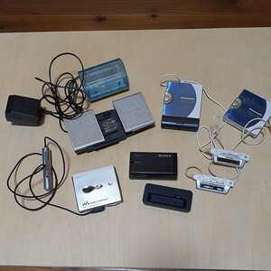 SONY MD Walkman MZ-E700 Panasonic SJ-MJ88は二個★動作未確認ジャンク3機種まとめて★コントローラRM-MC11EL